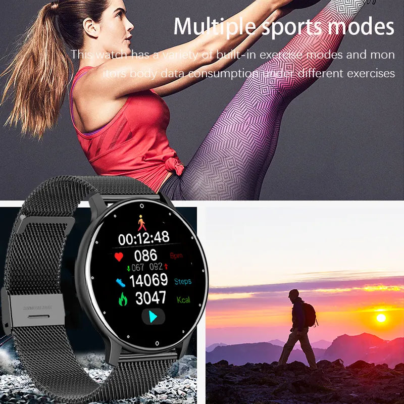 Smart Watch  Fitness Esportes, IP67 À Prova D 'Água, Bluetooth, Android, iOS, 2023